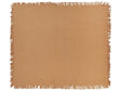 Bedspread Brown Cotton Fabric 220 x 240 cm with Tassels Decorative Throw Blanket Bedding Classic Design Bedroom Beliani