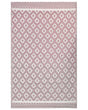 Area Rug Pink Synthetic Material 120 x 180 cm Indoor Outdoor Geometric Pattern Modern Balcony Patio Beliani