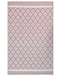 Area Rug Pink Synthetic Material 120 x 180 cm Indoor Outdoor Geometric Pattern Modern Balcony Patio Beliani