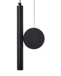 Pendant Lamp Black Metal Integrated LED Light Designer Shade Hanging Modern Lighting Beliani