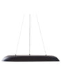 Pendant Lamp Black Metal Integrated LED Lights Ring Round Shape Hanging Modern Glamour Lighting Beliani