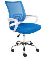Office Chair Black Fabric Swivel Desk Computer Adjustable Seat Beliani