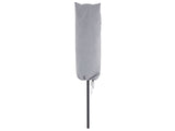 Garden Parasol Cover Grey PVC Fabric 157 x 69 x 53 cm Beliani