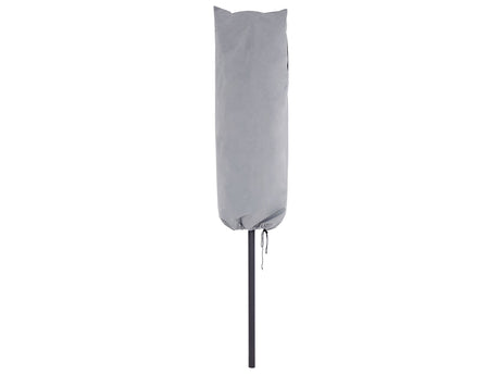 Garden Parasol Cover Grey PVC Fabric 157 x 69 x 53 cm Beliani