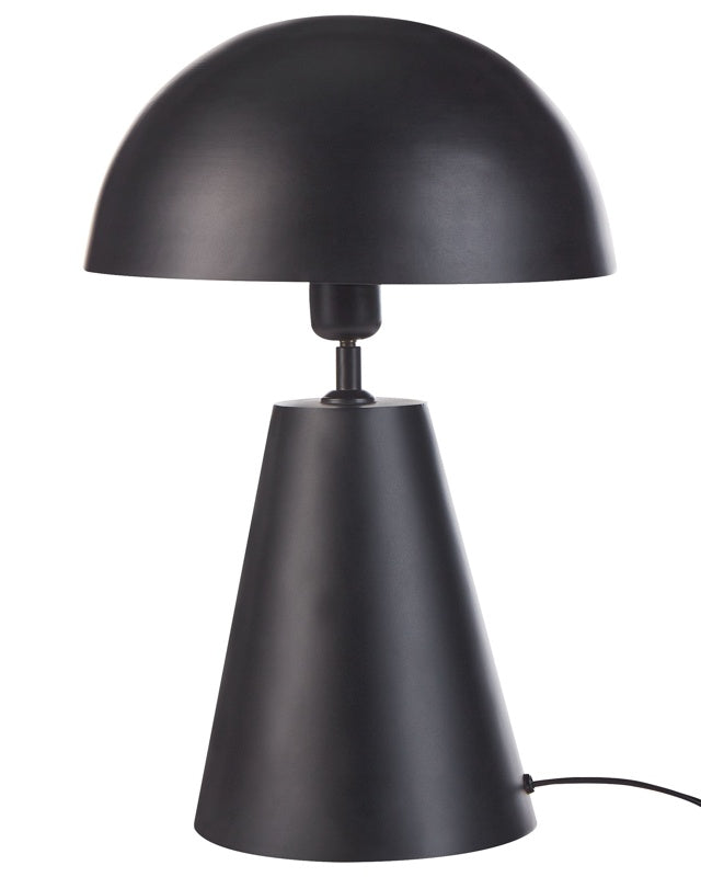 Table Lamp Black Metal Iron Living Room Bedroom Modern Contemporary Beliani