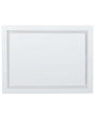 Illuminated LED Bathroom Mirror Rectangular 80 x 60 cm Glamour with Antifog Function Colourful Lights Beliani