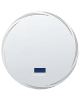 Illuminated LED Bathroom Mirror Round 60 x 60 cm Glamour with Bluetooth Speaker Beliani