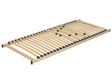 Bed Base EU Small Single Size 2ft6 Solid Sprung Slats Wooden Frame Beliani