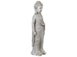 Decorative Figurine Grey MgO 70 cm Accent Piece Budda Indoor Outdoor Decoration Living Room Beliani