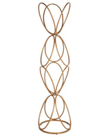 Coat Stand Gold Metal 160 cm Freestanding Jacket Rack Industrial Modern Decorative Accent Piece Hallway Accessories Beliani