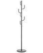Coat Stand Black Metal 170 cm Freestanding Jacket Rack Industrial Modern Decorative Accent Piece Hallway Accessories Beliani