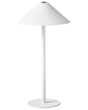 Table Lamp White Aluminium Indoor Outdoor Modern with Touch Switch USB Cable Charging Wireless Beliani