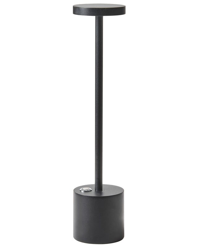 Table Lamp Black Iron Aluminium Indoor Outdoor Modern Beliani