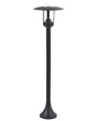 Bollard Light Black Aluminum 98 cm Path Lamp Outdoor Garden Lighting Modern Design Beliani