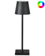 Table Lamp Black Iron Aluminium Indoor Outdoor Modern Beliani