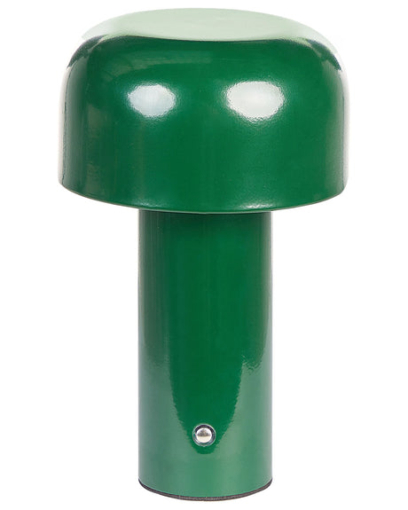 Table Lamp Green Iron Indoor Outdoor Modern Beliani