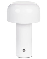 Table Lamp White Iron Indoor Outdoor Modern Beliani