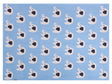 Kids Blanket Blue Cotton 130 x 180 cm Bed Throw Cosy Elephant Pattern Bedroom Kids' Room Modern Design Beliani