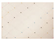 Kids Blanket Beige Cotton 130 x 180 cm Bed Throw Cosy Multicolour Dots Pattern Bedroom Kids' Room Modern Design Beliani
