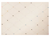 Kids Blanket Beige Cotton 130 x 180 cm Bed Throw Cosy Multicolour Dots Pattern Bedroom Kids' Room Modern Design Beliani
