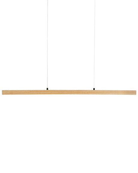 Pendant LED Lamp Light Oak Wood Minimalistic Design Lighting Hanging Light Beliani