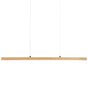 Pendant LED Lamp Light Oak Wood Minimalistic Design Lighting Hanging Light Beliani