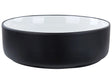Countertop Basin White and Black Ceramic  360 mm Glossy Finish Bathroom Beliani