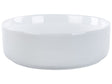 Countertop Wash Basin White Ceramic 360 mm Glossy Round Bathroom Sink Beliani
