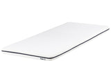 Foam Mattress White EU Single Size 3ft Zippered Cover Medium Beliani