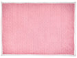Bedspread Pink Soft Fabric 150 x 200 cm Blanket Coverlet Lining Beliani
