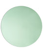 Wall Mirror Green Glass and MDF 80 cm Round Modern Wall Decor Beliani