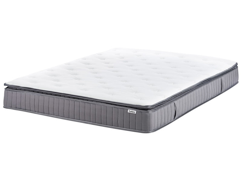 Pocket Sprung Mattress EU Super King Size Cooling Memory Foam Filling Removable Cover 6ft Medium Firm Modern Design Quilted Beliani