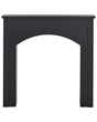 Fireplace Mantel Black MDF 110 x 23 x 106 cm Fireplace Surround Cottage Traditional Living Room Beliani