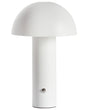 Table Lamp White LED Wireless Iron Indoor Outdoor Mushroom Modern Beliani