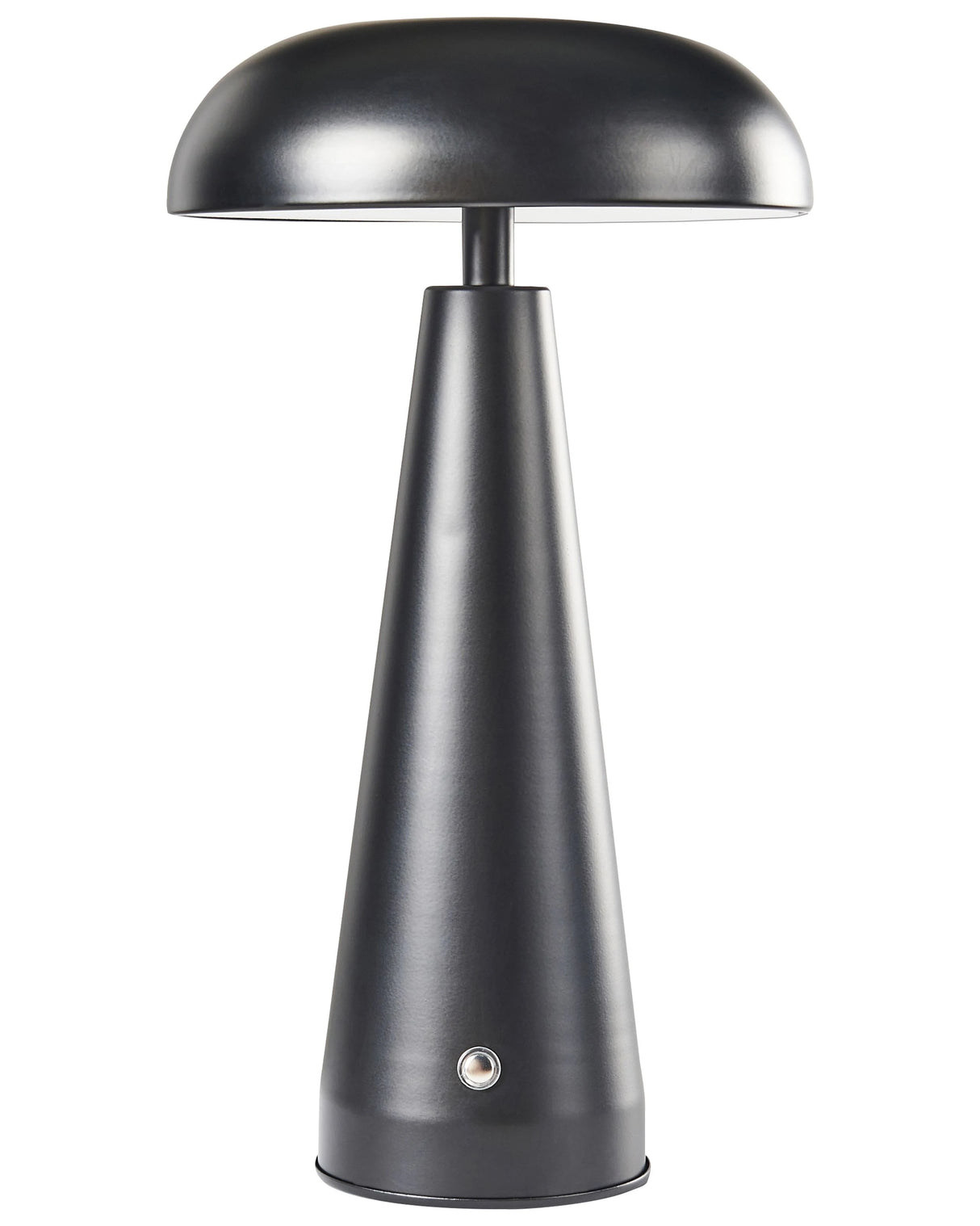 Table Lamp Black Iron Indoor Wireless Dimmer Home Light Modern Design Beliani