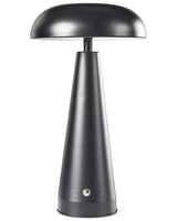 Table Lamp Black Iron Indoor Wireless Dimmer Home Light Modern Design Beliani