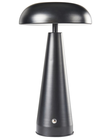 Table Lamp Black Iron Indoor Wireless Dimmer Home Light Modern Design Beliani