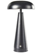 Table Lamp Black Iron Indoor Wireless Dimmer Home Light Modern Design Beliani