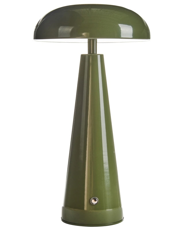 Table Lamp Black Iron Indoor Wireless Dimmer Home Light Modern Design Beliani