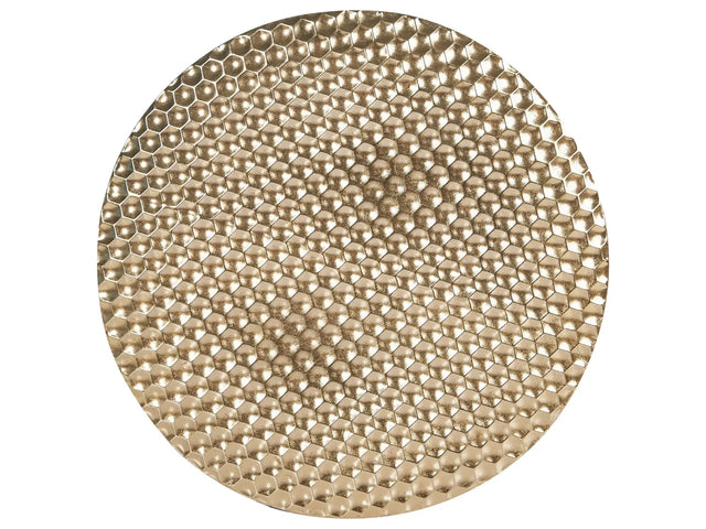 Wall Decor Gold Iron Hanging Wall Accent Piece Metallic Glamour Style Beliani