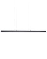 Pendant Lamp Black Aluminium Iron Base with Remote Control Integrated LED Light Hanging Modern Lighting Beliani