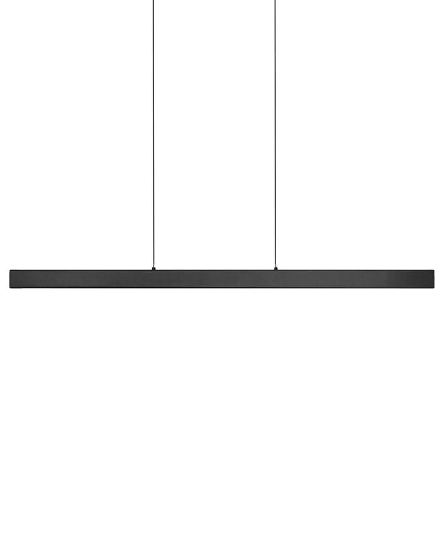 Pendant Lamp Black Aluminium Rubberwood Shade Iron Base with Remote Control Integrated LED Light Hanging Modern Lighting Beliani