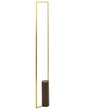 LED Floor Lamp Gold Aluminium Iron Base Light Lighting Bedroom Living Room Modern Design Beliani
