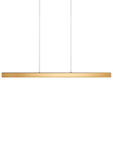Pendant Lamp Gold Aluminium Rubberwood Shade Iron Base with Remote Control Integrated LED Light Hanging Modern Lighting Beliani