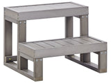Hot Tub Spa Steps Synthetic Material Grey Beliani