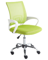 Office Chair Black Fabric Swivel Desk Computer Adjustable Seat Beliani