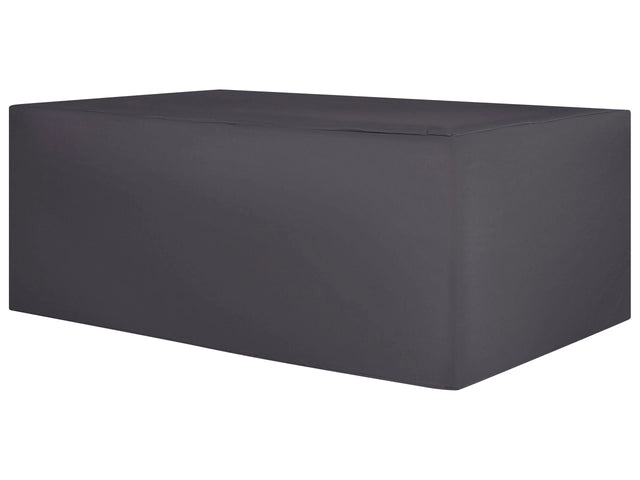 Garden Furniture Cover Black PVC Fabric 255 x 180 x 70 cm Rain Cover Beliani