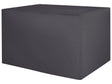 Garden Furniture Cover Black PVC Fabric 185 x 105 x 75 cm Rain Cover Beliani