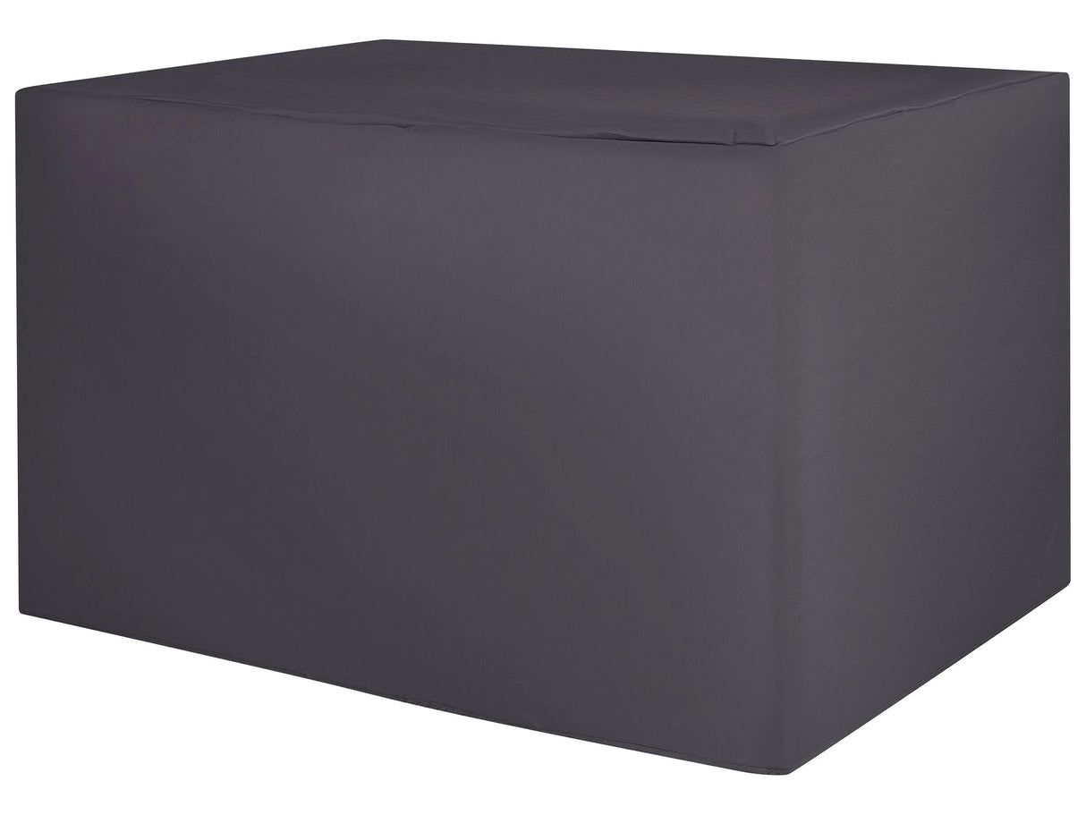 Garden Furniture Cover Black PVC Fabric 185 x 105 x 75 cm Rain Cover Beliani