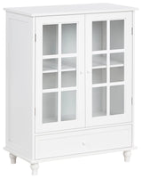 Sideboard White 2 Door With Drawer Cabinet Storage Meditarrean Beliani